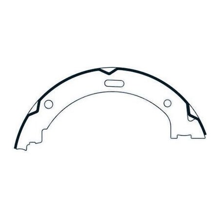 Centric Centric Premium Parking Brake Shoes, Centric Parts 111.08680 111.0868